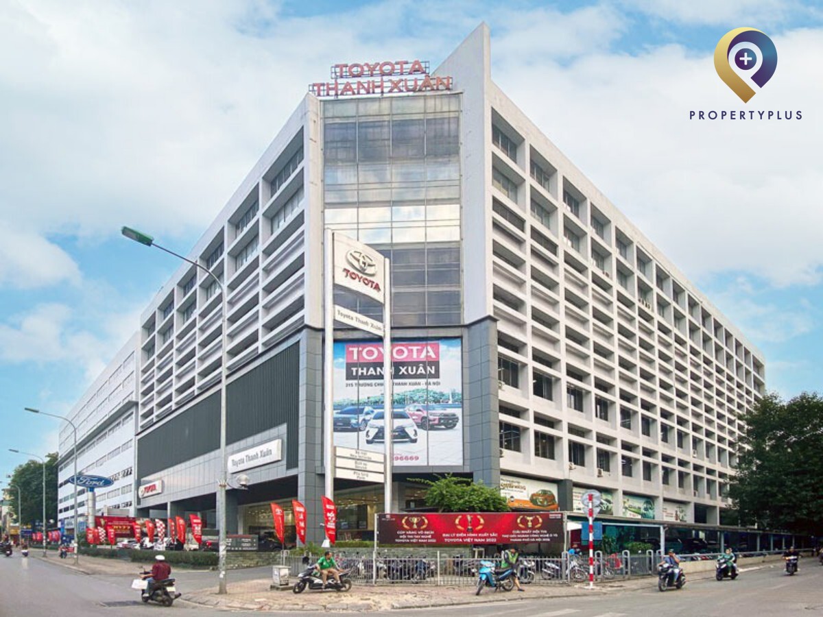 Toàn cảnh mặt ngoài tòa nhà Toyota tại 315 Trường Chinh, Quận Thanh Xuân - hình ảnh từ Property Plus